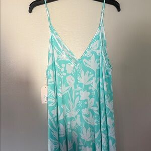 Floral Aqua Chemise